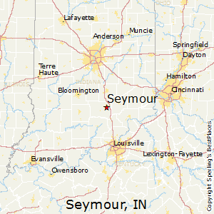 Seymour,Indiana Map