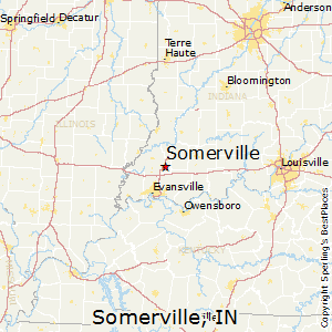 Somerville,Indiana Map