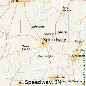 Speedway,Indiana Map