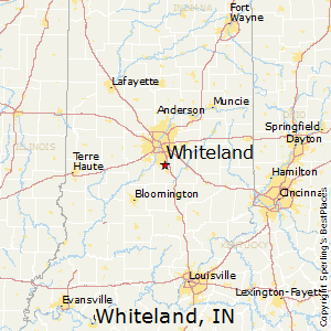 Whiteland,Indiana Map