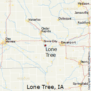 Lone_Tree,Iowa Map