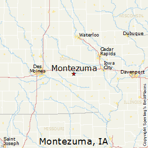 Montezuma,Iowa Map