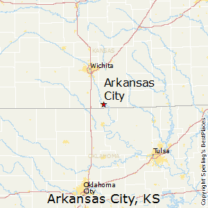 Arkansas_City,Kansas Map