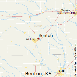 Benton,Kansas Map