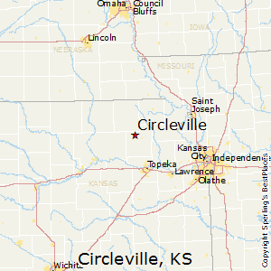 Circleville,Kansas Map