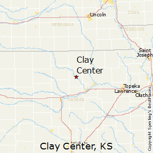Clay_Center,Kansas Map