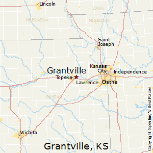 Grantville,Kansas Map