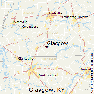 Glasgow,Kentucky Map