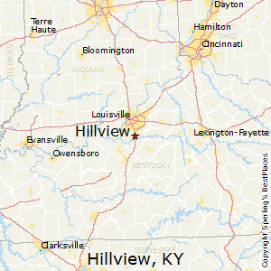 Hillview,Kentucky Map