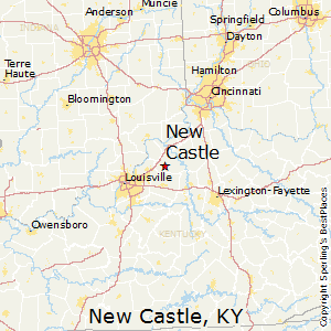 New_Castle,Kentucky Map