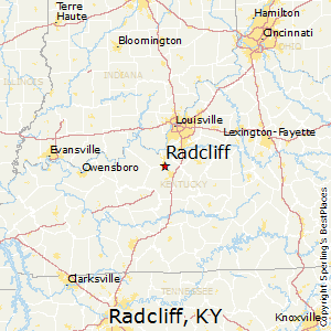 Radcliff,Kentucky Map
