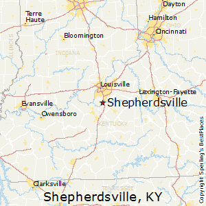Shepherdsville,Kentucky Map