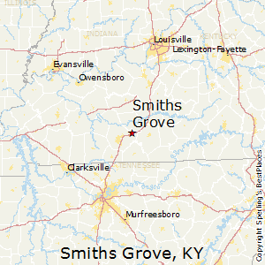 Smiths_Grove,Kentucky Map
