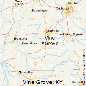 Vine_Grove,Kentucky Map