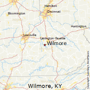Wilmore,Kentucky Map