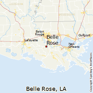Belle_Rose,Louisiana Map