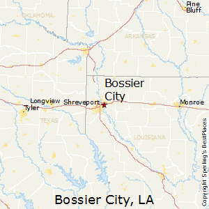 Bossier_City,Louisiana Map
