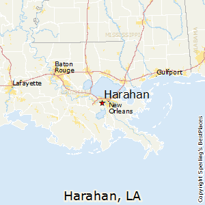 Harahan,Louisiana Map