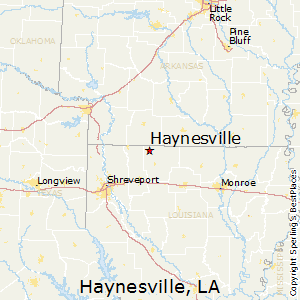 Haynesville,Louisiana Map