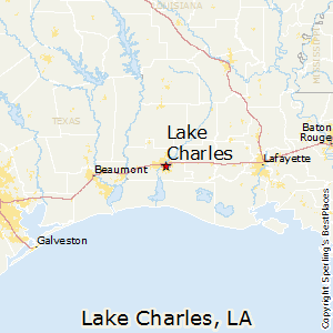 Lake_Charles,Louisiana Map