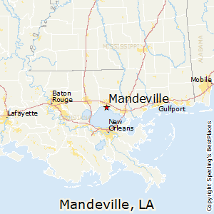 Mandeville,Louisiana Map