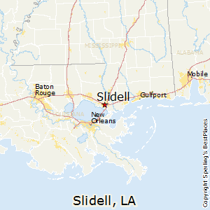 Slidell,Louisiana Map