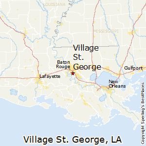 St George Louisiana Map Cost Of Living In Village St. George, Louisiana