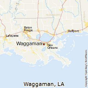 Waggaman,Louisiana Map
