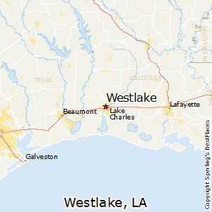 Westlake,Louisiana Map