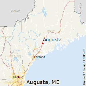 map of augusta maine Augusta Maine Economy map of augusta maine