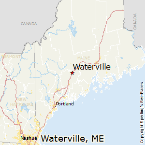 map of winslow maine Best Places To Live In Waterville Maine map of winslow maine