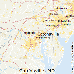 Map Of Catonsville Md Best Places To Live In Catonsville, Maryland