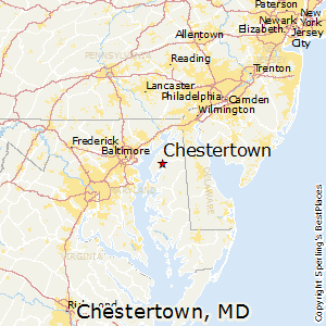 Chestertown,Maryland Map