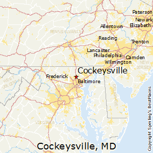 Cockeysville,Maryland Map