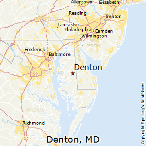 Denton,Maryland Map