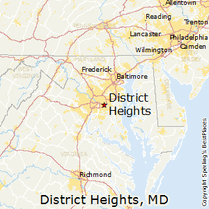 District Heights Md Map Best Places To Live In District Heights, Maryland