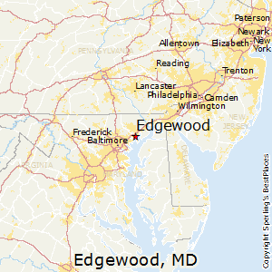 Edgewood,Maryland Map