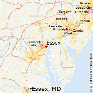 Essex,Maryland Map