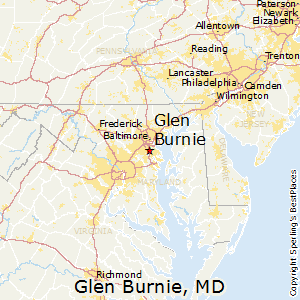 Glen_Burnie,Maryland Map