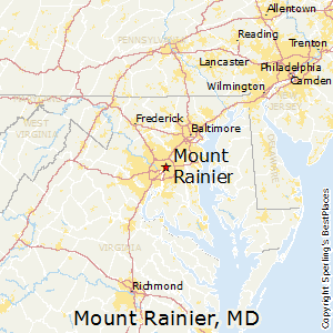 Mount_Rainier,Maryland Map