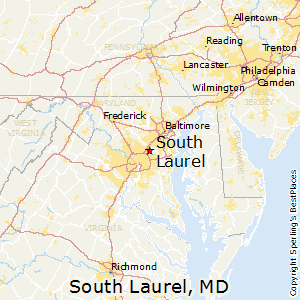 Laurel Md Zip Code Map Best Places To Live In South Laurel, Maryland