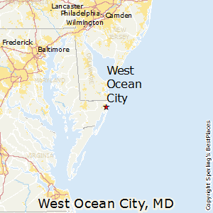 Map Of Ocean City Maryland Best Places To Live In West Ocean City, Maryland