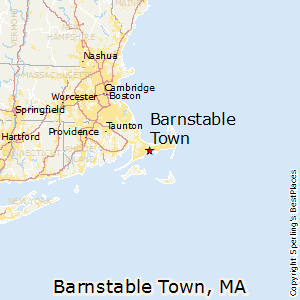 Barnstable_Town,Massachusetts Map