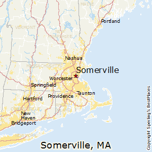 Somerville,Massachusetts Map