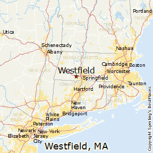 Westfield,Massachusetts Map