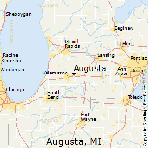 Augusta,Michigan Map