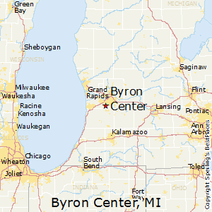 Byron_Center,Michigan Map