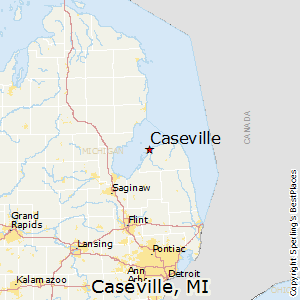 Map Of Caseville Michigan Best Places To Live In Caseville, Michigan