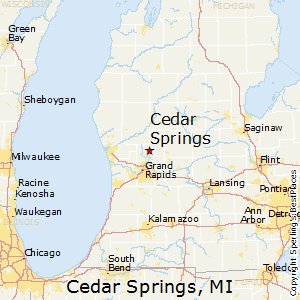 Cedar_Springs,Michigan Map