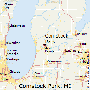 Comstock_Park,Michigan Map
